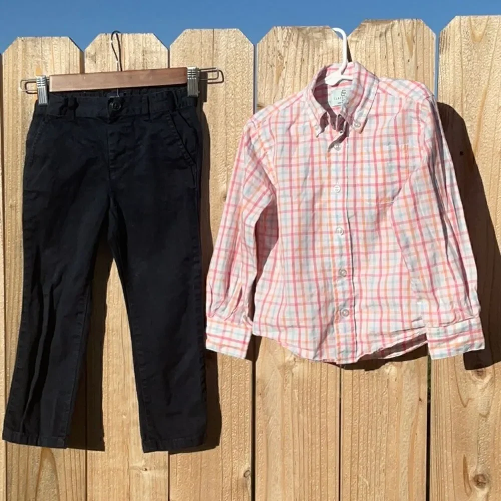 Take 50% OFF- Boy’s 2pcs Mix Match Shirt and Pants, Size-4